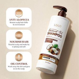 Shampooing Bio Marque Blanche Sans Sulfate et Après-Shampooing Coco pour Cheveux Secs et à Forte Tendance à la Pellicule, Huile Antipelliculaire - Product Image 1