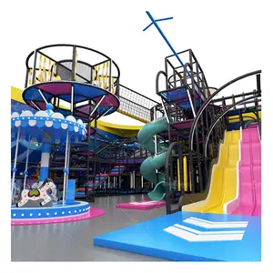 Children Adventure Trampoline Large Soft Play Center Equipment Kids Commercial Indoor Playground