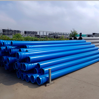 Tube PVC Bleu 90mm 110mm 125mm Fabricant De Tuyaux De Plomberie En PVC 4 "5" 6 "8 Pouce