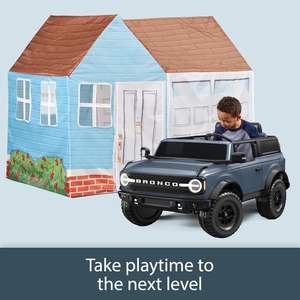 Tente de jeu château pour enfants avec <span class=keywords><strong>rideau</strong></span> en maille, portable et pliable, idéale pour voiture jouet - Product Image 1