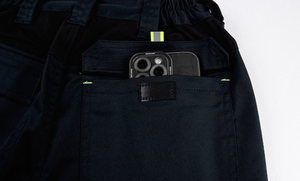 Pantalons de travail élastiques et durables avec plusieurs poches, résistants à l'usure et durables, renforcés avec des poches à rabat. - Product Image 5