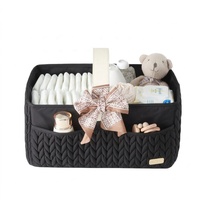 Panier de rangement unique en nylon pour bébé, organiseur de couches pour table à langer