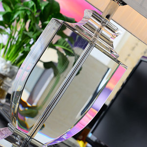 Đèn bàn pha lê sang trọng kiểu Mỹ, đèn ngủ phòng ngủ, đèn đọc sách văn phòng, đèn trang trí pha lê trong suốt cho khách sạn - Product Image 5