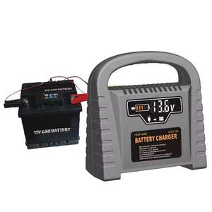 Chargeur de batterie au plomb scellé DC6V 12V le plus récent, portable, 4A 6A 8A 12A, affichage numérique, chargeur de voiture - Product Image 1