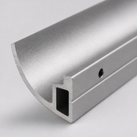 Profilé d'extrusion en aluminium anodisé série 6000 4080 40120 40160 avec rainure en T de 8 mm, cadre d'automatisation en aluminium extrudé noir