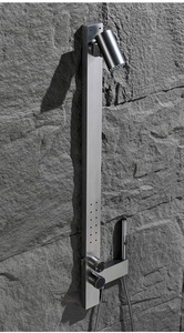 <span class=keywords><strong>2025</strong></span> siêu mỏng bốn-chức năng Brass Trắng Gunmetal đơn-xử lý treo tường vòi hoa sen vòi mưa phun phòng tắm vòi hoa sen đặt - Product Image 3