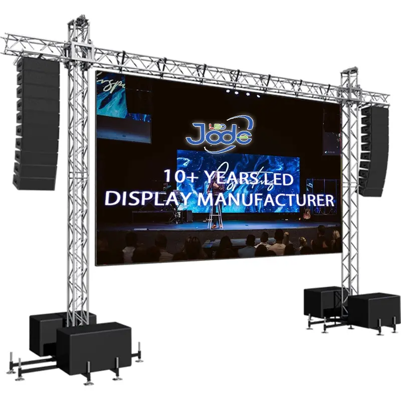Jode P2.9 P2.6 HD 4K Led Panel kiralama tam renkli dijital tabela ve dış reklam için Video duvar için görüntüler hareketli