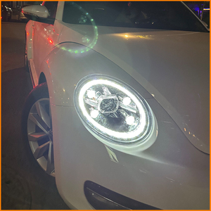 Feux de voiture pour Volkswagen Beetle <span class=keywords><strong>2012</strong></span>-2019, ensemble de phares LED, mise à niveau, design <span class=keywords><strong>cristal</strong></span> diamant, lentille bifocale, accessoires - Product Image 5