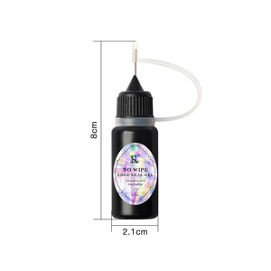 <span class=keywords><strong>HS</strong></span> 10ml Gel Sellador de Bordes Sin Limpieza, Relleno de Huecos, Pegamento para Pedrería, Fuerte Adhesión, Sin HEMA, <span class=keywords><strong>No</strong></span> Tóxico, UV LED, Botella para Salón de Uñas DIY - Product Image 4