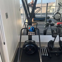 YG FITNESS, máquina de ejercicio físico comercial, remero de aire, máquina de remo de esquí para gimnasio, 2017