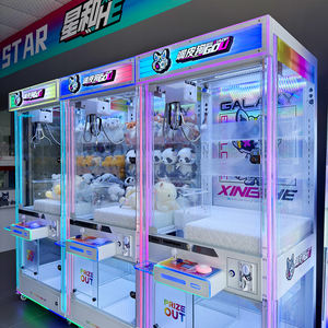 Оптовая продажа: Игровой автомат-кран Naughty Dog, металлический, с индивидуальным дизайном, с монетоприемником, для выдачи игрушек, 110/220В, 1 - Product Image 1