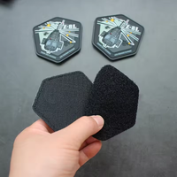 Patchs en PVC personnalisés en gros, logo 3D en PVC souple, gaufrage à chaud, patchs tactiques en PVC à coudre, patchs en caoutchouc moulé pour vêtements