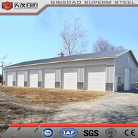 Garage préfabriqué en acier robuste résistant au vent pour véhicules, norme GB