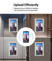 OEM Akıllı Sanat Çerçevesi LCD Ekran Otomatik Parlaklık Ayarı Dijital Resim Ekranı İç Mekan Dekorasyonu için Özel Yazılım