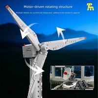 Kit de construction de centrale éolienne, blocs de construction STEM, kit éducatif créatif et amusant, modèle scientifique, jouet pour enfants