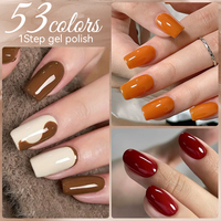UR SUGAR 15ml Couleurs Riches 3 en 1 Gel Colorant Base Top Coat Étiquette Privée Pinceau Souple Vernis à Ongles Gel Monophase Soak Off pour Salon