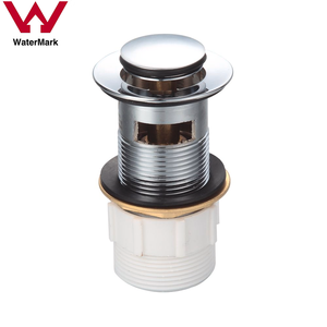 Watermark Chrome Đồng nhựa lưu vực chất thải chìm <span class=keywords><strong>Pop</strong></span> Up <span class=keywords><strong>drainer</strong></span> cho phòng tắm - Product Image 3
