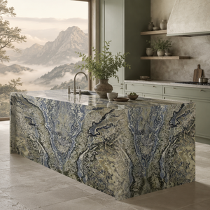 <span class=keywords><strong>Dalle</strong></span> de marbre <span class=keywords><strong>bleu</strong></span> Shangri-La - Marbre naturel <span class=keywords><strong>bleu</strong></span>-vert avec veinage noir pour comptoir, mur et sol, grande <span class=keywords><strong>dalle</strong></span> polie - Product Image 5