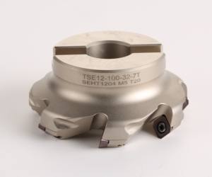 Inserto per fresatura in carburo di tungsteno CNC SEKT1204 utensili per fresatura ad alta efficienza 7-flauti <span class=keywords><strong>TSE</strong></span> 45 ° fresa frontale - Product Image 3