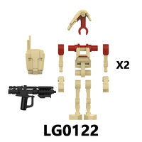 LG1017 Space Wars Battle Droid Mini, modèle éducatif à collectionner et à assembler, blocs de construction en plastique pour enfants, jouets, Juguetes