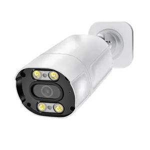 Qearim IP66 tam renkli 2MP AHD mermi Starlight güvenlik Alarm sistemi renkli gece görüş sıcak ışık 1080P Bullet kamera