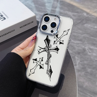 Pour 11 Coques rétro gothiques avec motif personnalisé en TPU, antichoc, impression UV