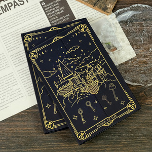 2025 Bán Chạy Nhất Màu Đen Và Vàng Ma Thuật Lâu Đài Bìa Cứng Máy Tính Xách Tay 25% Giảm Giá Trên Xách Tay 98 Tấm Da Bìa Máy Tính Xách Tay - Product Image 4