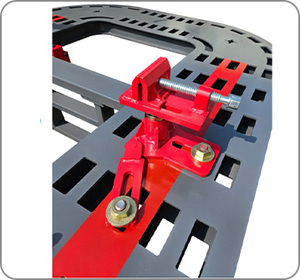 Banc de redressage de châssis CE, machine à débosseler, équipement de réparation de <span class=keywords><strong>carrosserie</strong></span> automobile, machine à redresser les châssis de voiture avec levage secondaire - Product Image 3