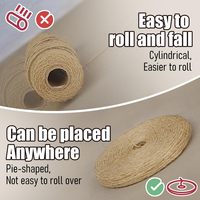 Ficelle de jute naturelle écologique, cordon de chanvre plat sur bobine pour emballage cadeau, loisirs créatifs, jardinage, emballage industriel, ficelle pour étiquettes