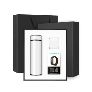 Văn phòng công ty thiết lập các mặt hàng thực tế Nhiệt độ hiển thị cốc chân không + Vòng đeo tay thông minh + Tai nghe không dây hộp quà tặng kinh doanh - Product Image 2
