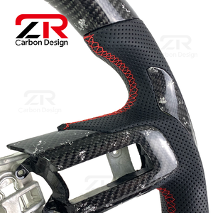 Volant personnalisé en fibre de carbone pour <span class=keywords><strong>Ford</strong></span> <span class=keywords><strong>Mustang</strong></span> S550 5.0L Shelby GT350 GT500 R 2015 2016 2017 2018 2019 2020 2021 2022 2023 - Product Image 6