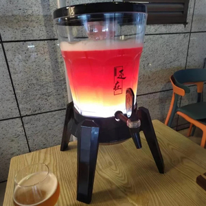 Fabrika toptan 3L ışıklı bira kulesi şarj edilebilir renk değiştiren ışıklar, hoega. bira kulesi ile donatılmıştır.