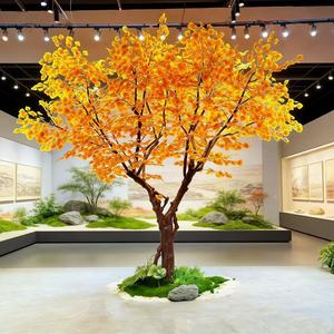 <span class=keywords><strong>Albero</strong></span> Artificiale Realistico di Ginkgo, Decorazione per Interni ed Esterni, per Hotel, Centri Commerciali e Giardini - Product Image 5