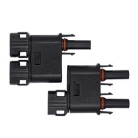 IP68 مقاوم للماء V-Male V محطة النحاس الصلب 2 أنثى و 2 أنثى موصل 2 إلى 1 - Product Image 6