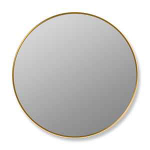 Bán Buôn Trang Trí Sắt Nghệ Thuật Hợp Kim Nhôm Gương Tròn Treo Tường Lớn Vàng Đen Kim Loại Khung Vòng Tròn Gương - Product Image 6