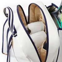 Sacs de raquettes de tennis personnalisés avec logo, résistants à l'eau, rembourrés, protection sportive, sacs à raquettes de tennis, padel, pickleball, sacs à dos