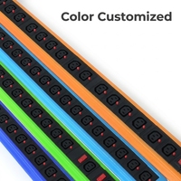 Tôle verticale 24 voies allemande Schuko Socket Smart Rack géré PDU avec surveillance et contrôle de sortie