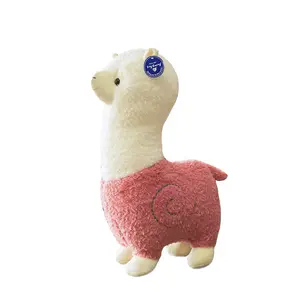 2024 Alpaca Llama Plushของเล่นตุ๊กตาสัตว์ตุ๊กตาสัตว์ญี่ปุ่นแกะซอฟท์วันเกิดวาเลนไทน์คริสต์มาสคริสต์มาสของขวัญเด็ก