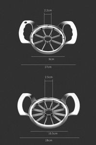 En gros Syh202 Coupe-fruits et trancheuse en acier inoxydable 304, épaissi, multi-usages, outil de cuisine - Product Image 4