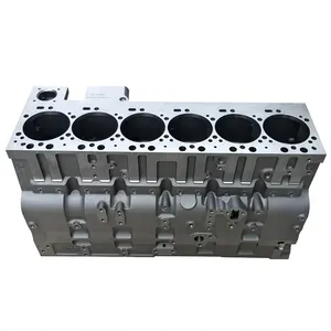Excavator spare parts SAA6D114E Cylinder block with turbocharger for Komatsu PC300-8 Diesel engine block assy 6745-21-1190