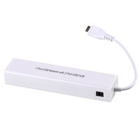 Adaptateur réseau Raspberry Pi Zero Micro USB vers HUB + Convertisseur RJ45 à 3 ports