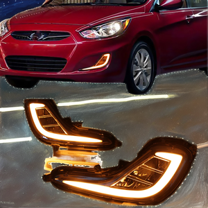 Cho Hyundai giọng Solaris Verna 2010-2013 ban ngày Chạy ánh sáng Sương Mù Ánh sáng Bìa tín hiệu đèn DRL Đèn lái xe - Product Image 3