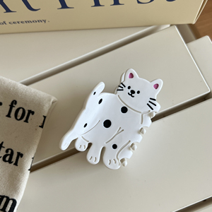 2026 Light Luxury <b>Sweet</b> Cute Cartoon Small Cat Hairpin Fashionable Temperamental Design Girl's Hairpin Wholesale Jewelry - Product Image 3