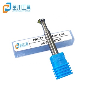 Jinchuan MCD 45 Graus Chanfro Final Moinho Venda Quente Atacado Ferramenta De Diamante 6mm Shank Diâmetro PCD Fresa <span class=keywords><strong>Router</strong></span> Bit ODM - Product Image 2