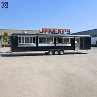 Hotselling grote mobiele foodtruck voor snacks, dranken, ijs, koffie, melkthee, fruit, en andere etenswaren, DOT-gecertificeerd.