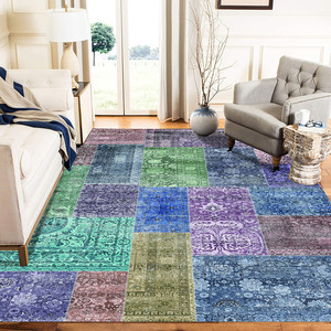 Tapis de sol de luxe personnalisé, dosseret de salon, pastoral, motif turc, antidérapant, 3d, unités - Product Image 2