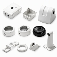 HYM Custom OEM White Die Casting CCTV Camera Housing Set PTZ Bracket Junction Box Electronic Parts Model Casting-2026-10-629
