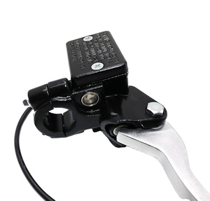Palanca <span class=keywords><strong>de</strong></span> <span class=keywords><strong>Freno</strong></span> para <span class=keywords><strong>Bicicleta</strong></span>, Motocicleta, Scooter - Embrague Trasero Doble, Cilindro Maestro Hidráulico Delantero Derecho para Mini Moto - Product Image 2