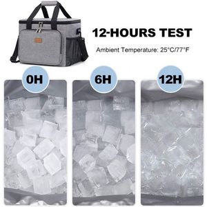 Sac isotherme durable pour aliments, étanche, léger, portable, OEM, écologique, sac isotherme pour le déjeuner - Product Image 4