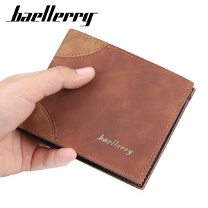Baellerry Men's Short <b>Wallet</b> Pu Leather 5 Inch Horizontal Opening Card <b>Holder</b> Everyday Use - Product Image 4